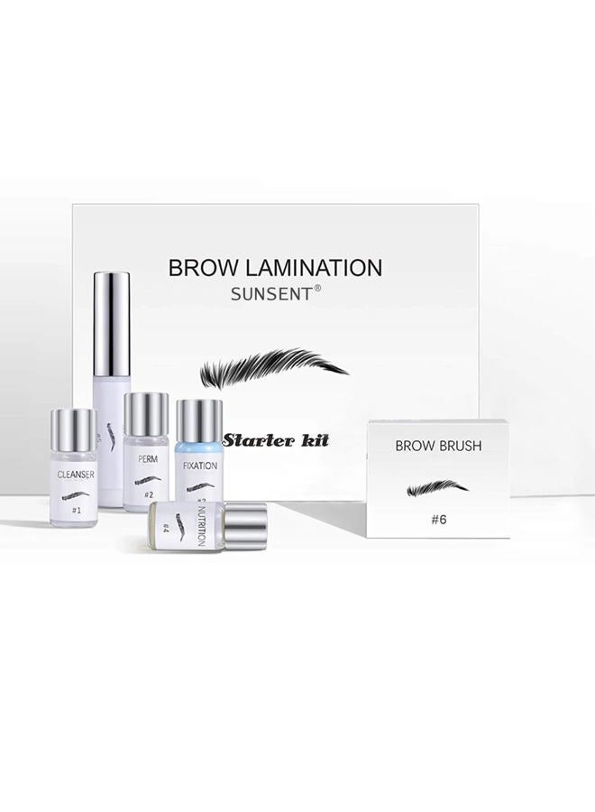 Eyebrow Lamination Kit,SUNSENT Brow Lamination Kit,Professional DIY Eyebrows Lift Styling Kit for Fuller and Messy Eyebrows,Lasting 8 Weeks,Suitable for Salon,Home Use