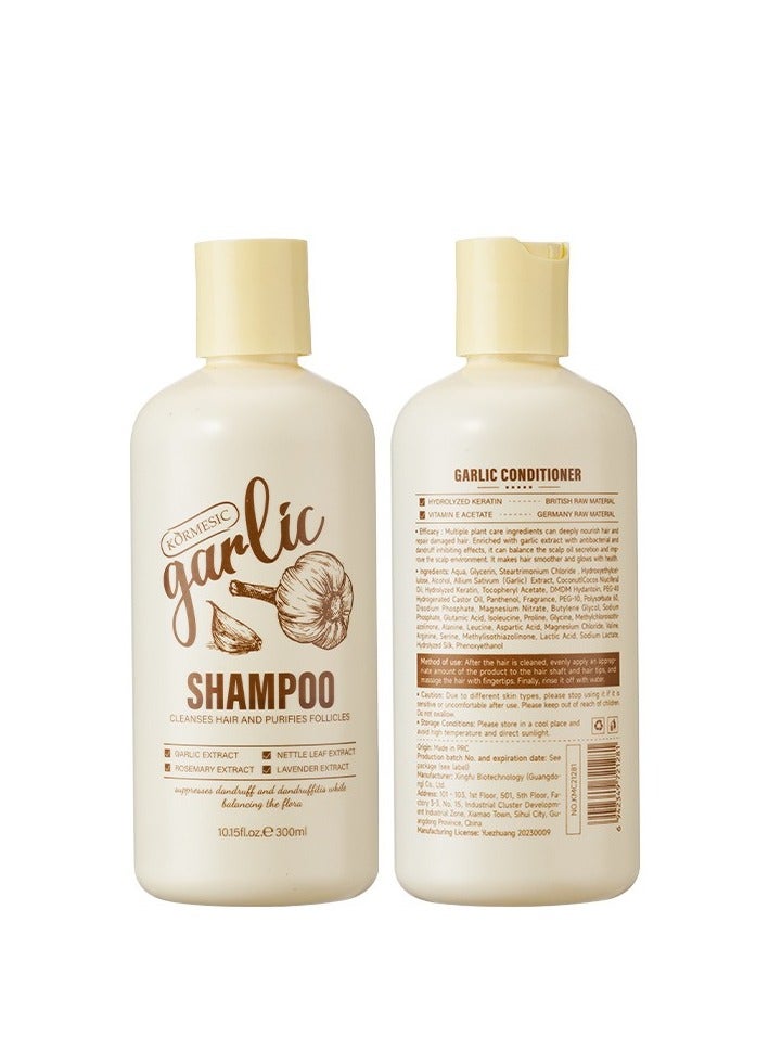 Garlic Shampoo - 300ml Deep Cleansing Shampoo