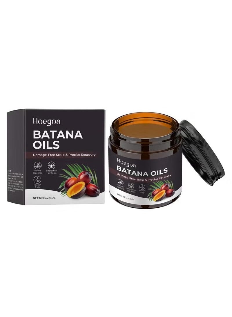 Batana Oil Hair Mask for Hair Care, Hair Growth Oil For Dry and Frizzy Hairs, for Prevent Hair Loss, Men & Women 120g, 4.23 Oz