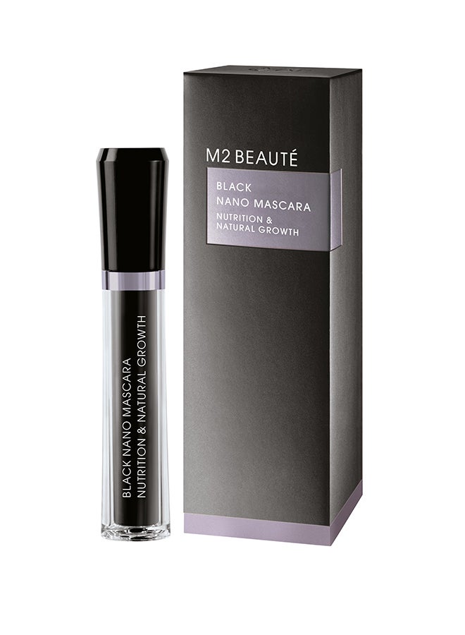 Black Nano Mascara | With Natural Growth Formula Nourishing Lash Serum | For Volumised Lengthened And Conditioned Lashes
