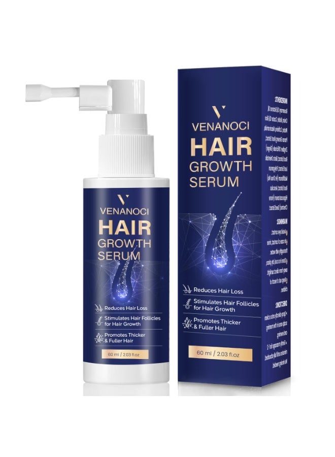 VENANOCI Hair Growth Oil Spray: with Rosemary, Biotin, Batana Oil & Rice Water – Natural Anti-Hair Loss Treatment for Thinning Hair – Promotes Thicker, Fuller Hair for Women & Men – All Hair Types Size: 2 Fl Oz (Pack of 1)
