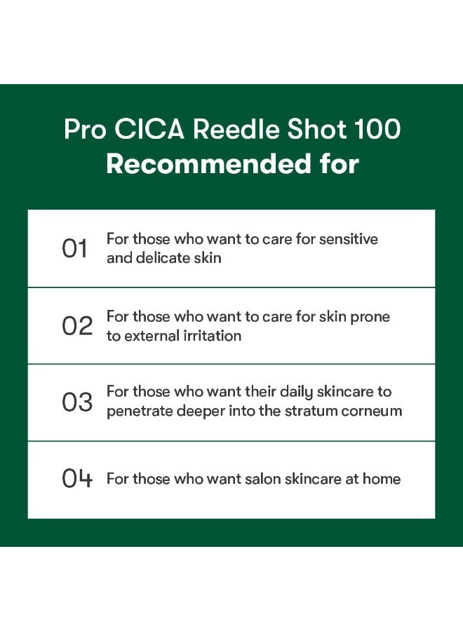 Pro Cica Reedle Shot 100, Centella Asiatica Microneedling Serum, Cica Exosome, Soothing, Hyaluronic Acid, Soft Skin, Glass Skin, Korean Skincare Booster 1.69 Fl Oz.(50ml) - image 5