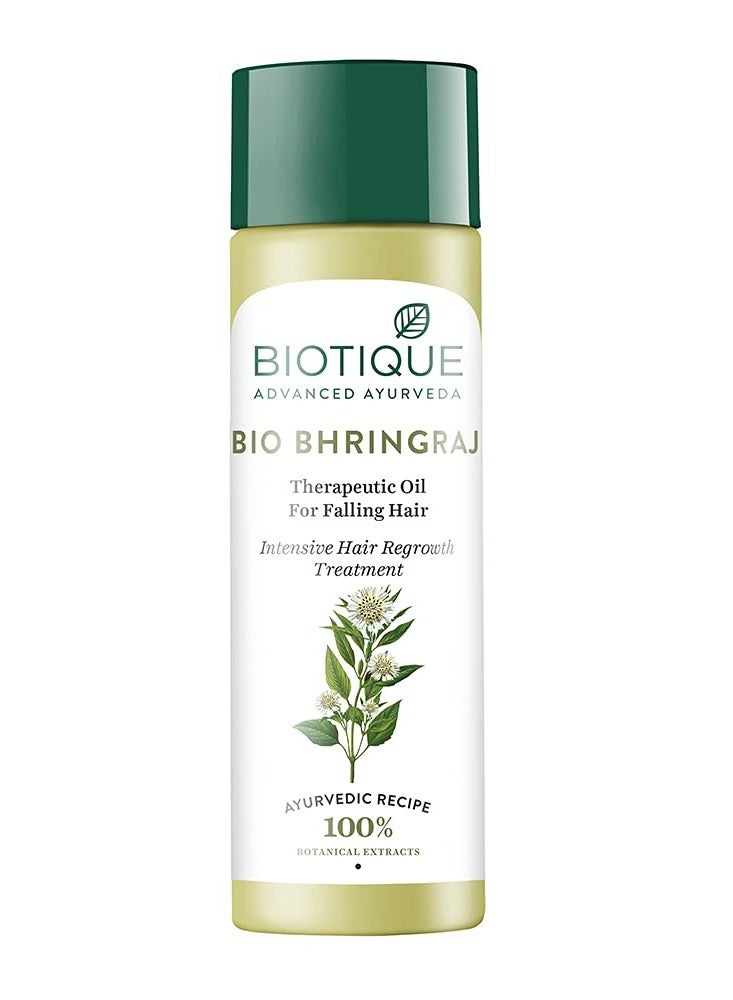 Bhringraj Hair Oil Hair Fall Control Regrowth Treatment Nourishes Follicles Strong Shiny Hair 120ml
