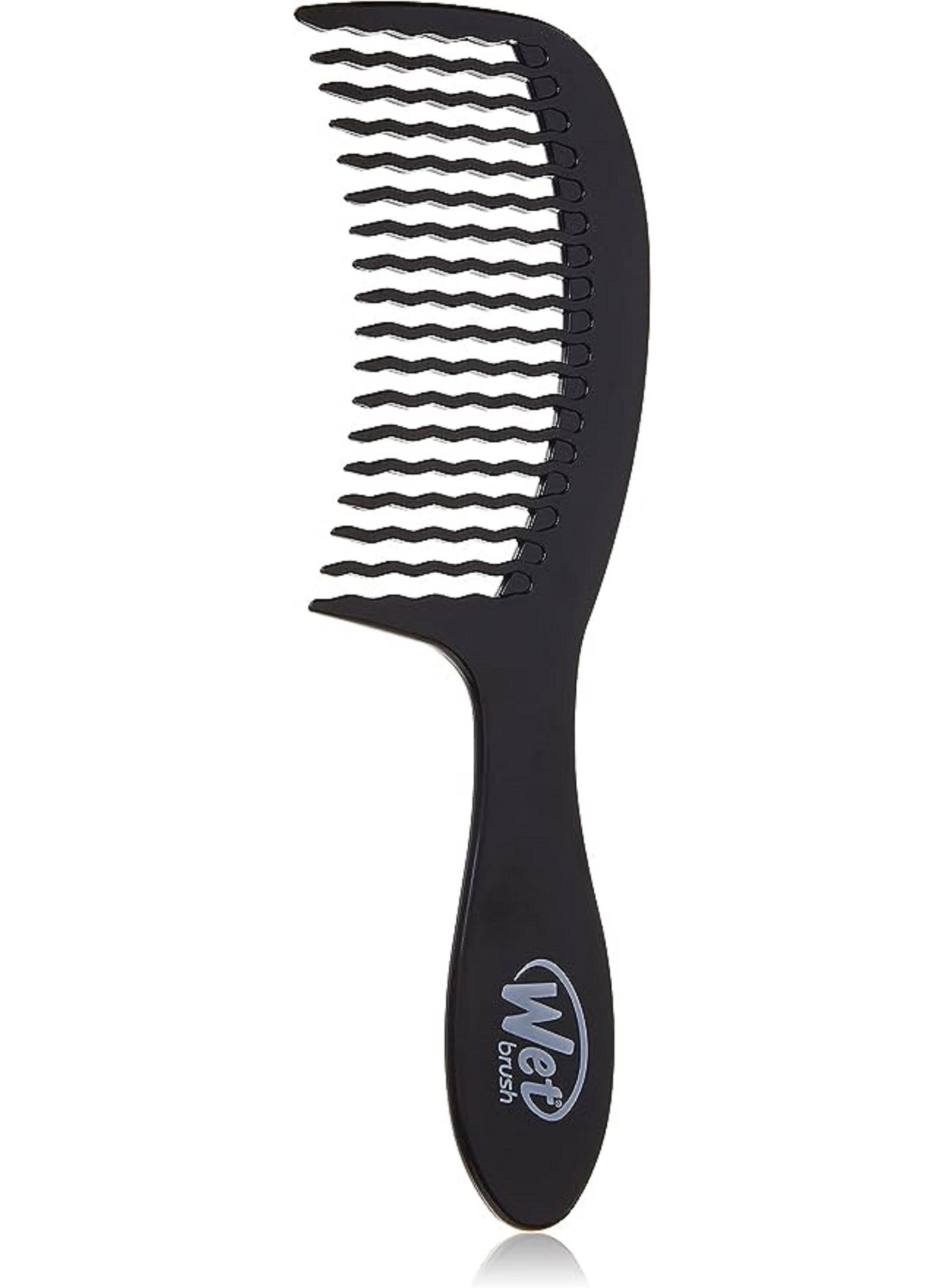Wet Brush Original Detangler Wave Tooth Design Hair with Ultra Soft Intelliflex Bristles, Travel Detangling Comb for All Types and Less Breakage (Black)