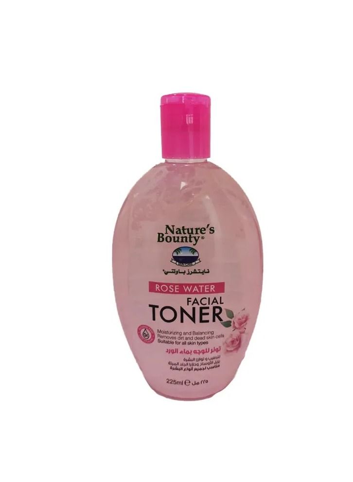 Rose Water Infused Facial Toner 225ml