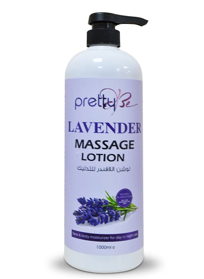 Face & Body Moisturizer Massage Lotion Lavender 1000ml