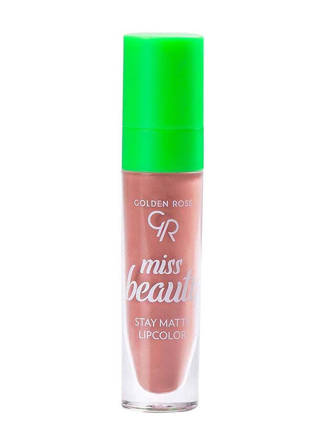 GOLDEN ROSE MISS BEAUTY STAY MATTE LIPCOLOR NO: 02 WARM KISS
