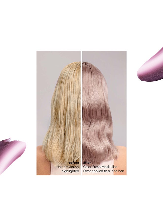 Color Fresh Mask In Lilac Frost - Zero-Damage Color Depositing Mask For A Temporary Anti-Yellow Cool Tone (150 Ml) - image 4