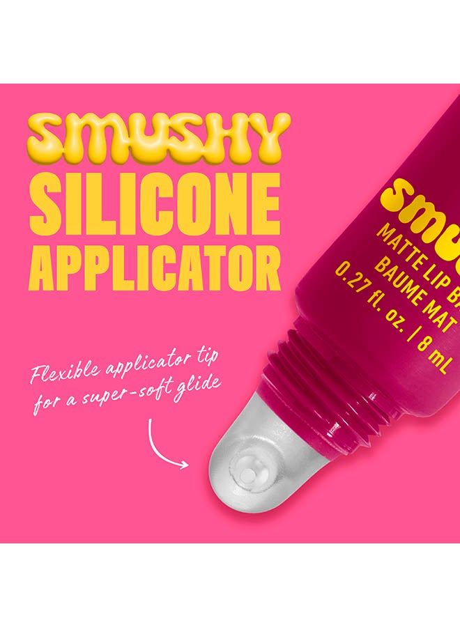 Smushy Matte Lip Balm, Soft Diffused Color, Matte FinishSilly Sippin' - image 7