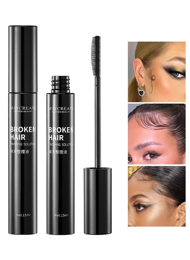 Hair Finishing Stick, Hair Mascara For Flyaway Tamer, Fly Away Hair Tamer Stick For Enhance Gloss Of Hair, Anti Frizz Broken Hair Baby Hair Flash Moment Flyaway Stick, Non-Greasy