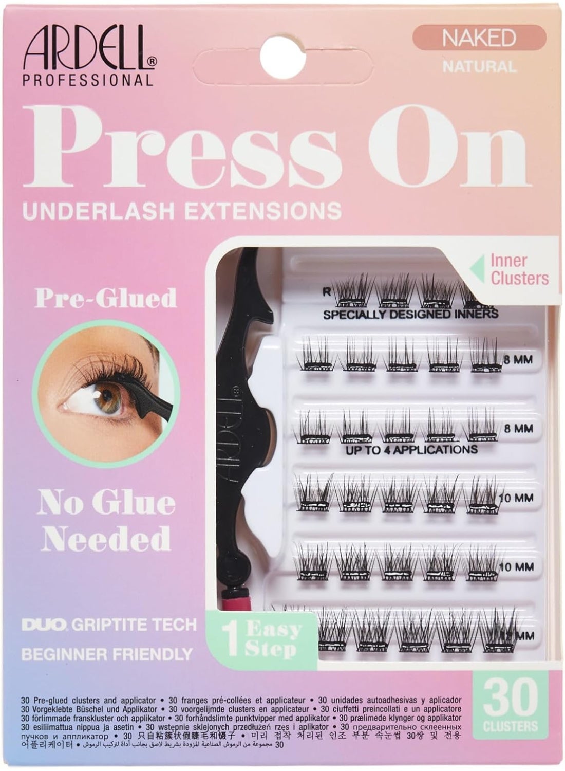 Ardell Naked Press On Pre-Glued Underlash Extensions