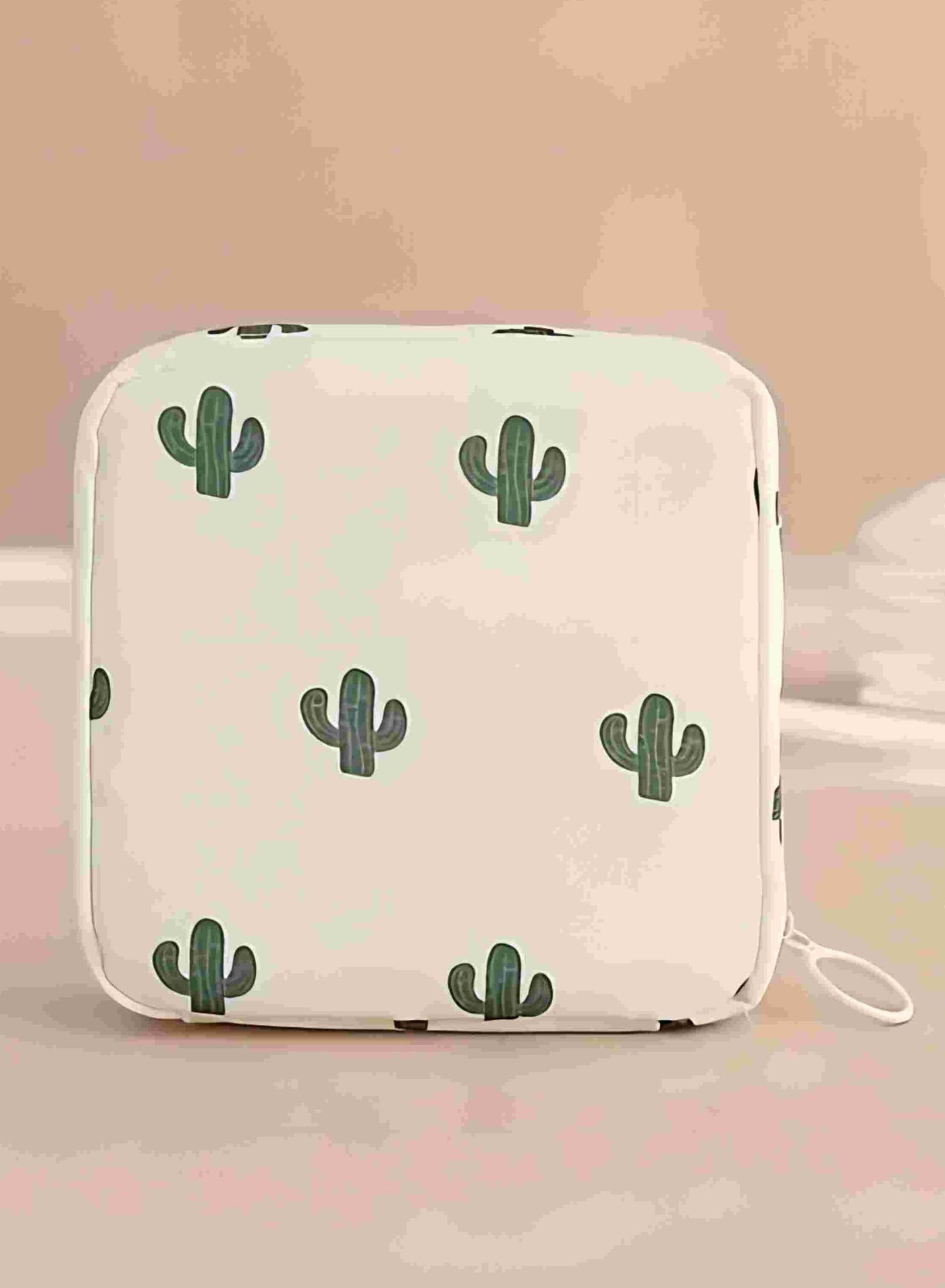 Portable Storage Bag for Sanitary Naokin Pads Cartoon Waterproof Sanitary Napkim Storage Bag Girls Physiological Period Tampon Organizer Bag Mini Bag - WHITE
