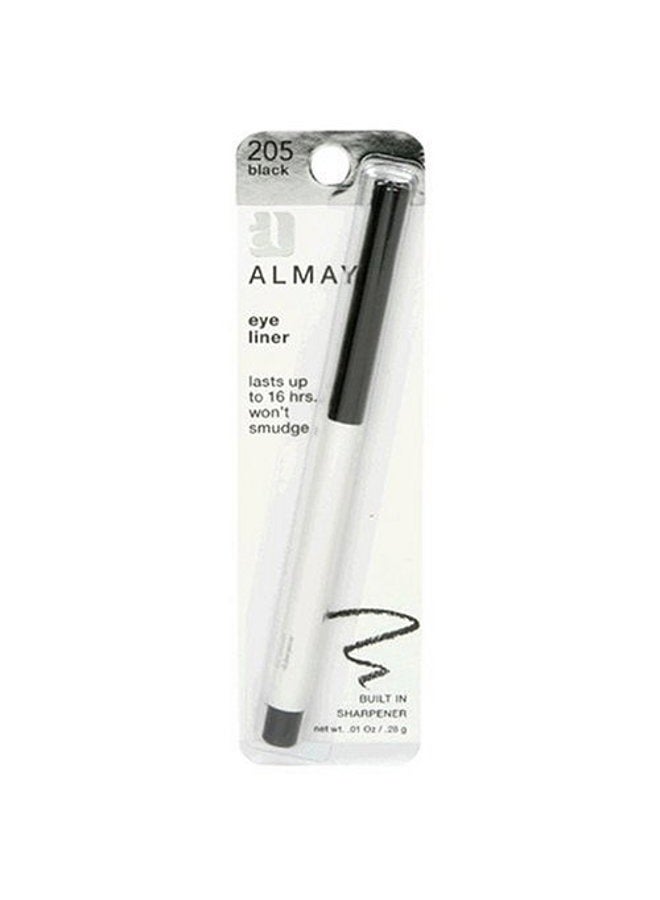 Eyeliner with Built In Sharpener, Black 205, 0.01 Ounce Package