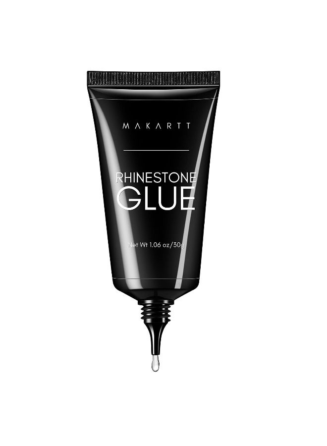 Makartt Nail Art Rhinestone Glue Gel 30g Super Adhesive Nail Gel for Gems, Nail Art Gel Glue for Rhinestones Crystal Stones Jewels P-96