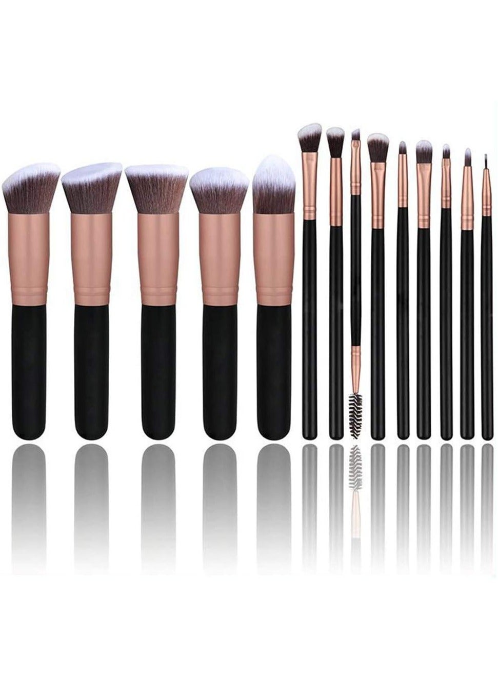 14-Piece Makeup Brush Kit for Foundation Powder Eyeshadow Blush