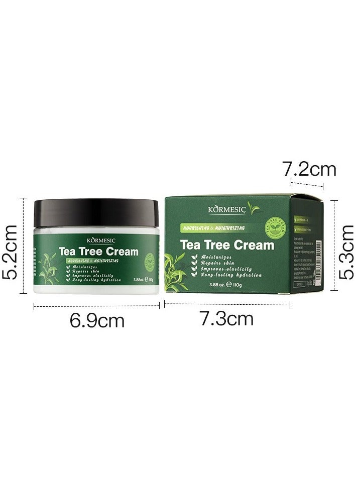 Tea Tree Face Cream 110g | Hydrating & Oil Control, Lightweight & Nourishing