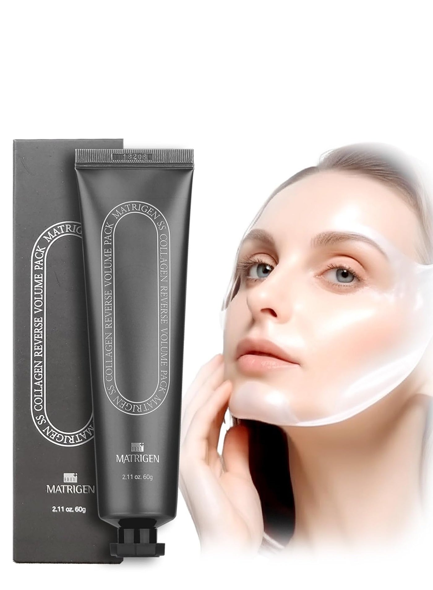SS Collagen Reverse Volume Peel Off Face Mask Pack - Collagen Face Mask, Hydrolyzed Collagen 380 Dalton, Korean Skin Care, Facial Mask, K Beauty Skincare