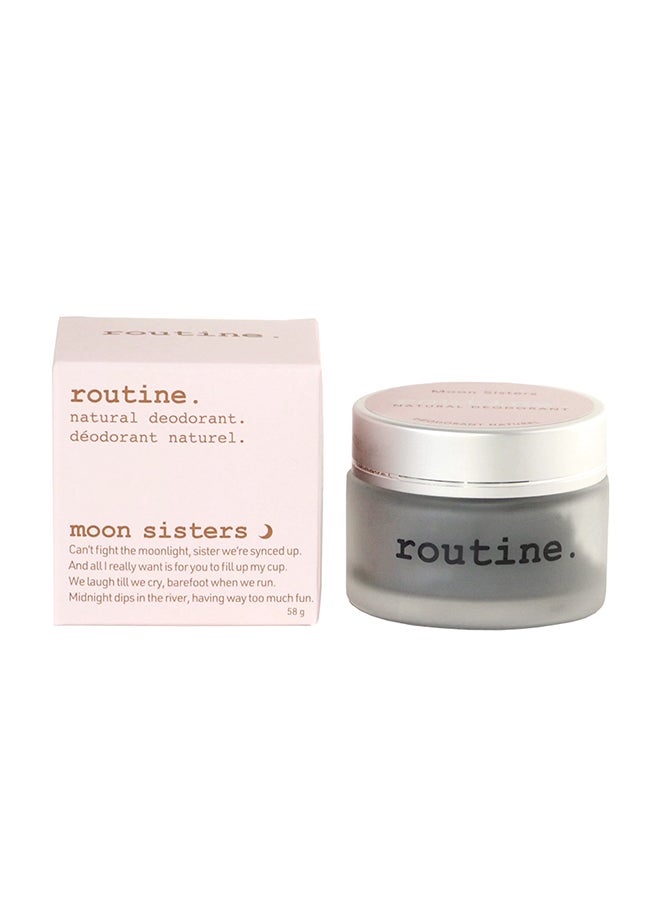 Moon Sisters Deodorant with a Calming Floral Scent - Formulated with Natural Baking Soda & Clay, Keeps You Fresh All Day Long (58 ml) - image 3
