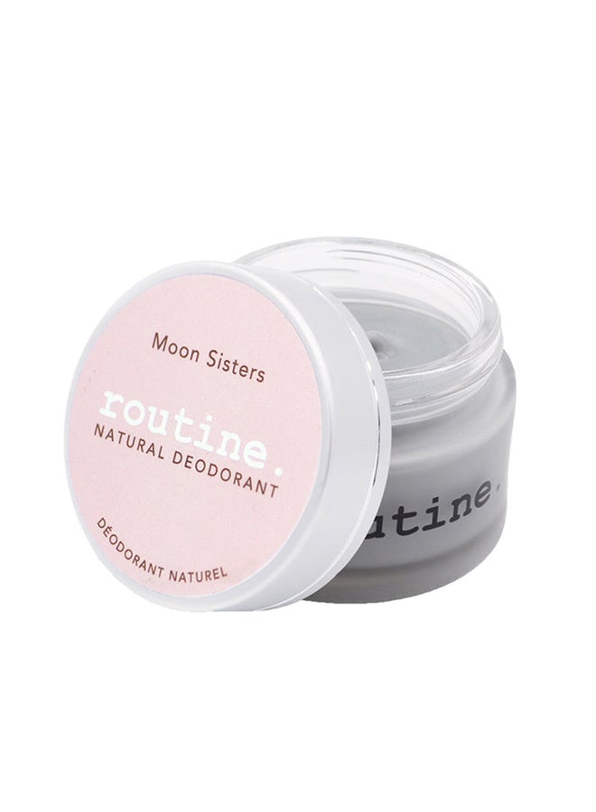 Moon Sisters Deodorant with a Calming Floral Scent - Formulated with Natural Baking Soda & Clay, Keeps You Fresh All Day Long (58 ml)