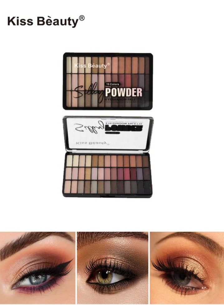 39-Color Nude Eyeshadow Palette - Matte & Shimmer Glitter Eyeshadow Set for Day to Night Makeup | Professional Nude Tones with Pigmented Colors for Women, Girls, Bridal & Party Looks