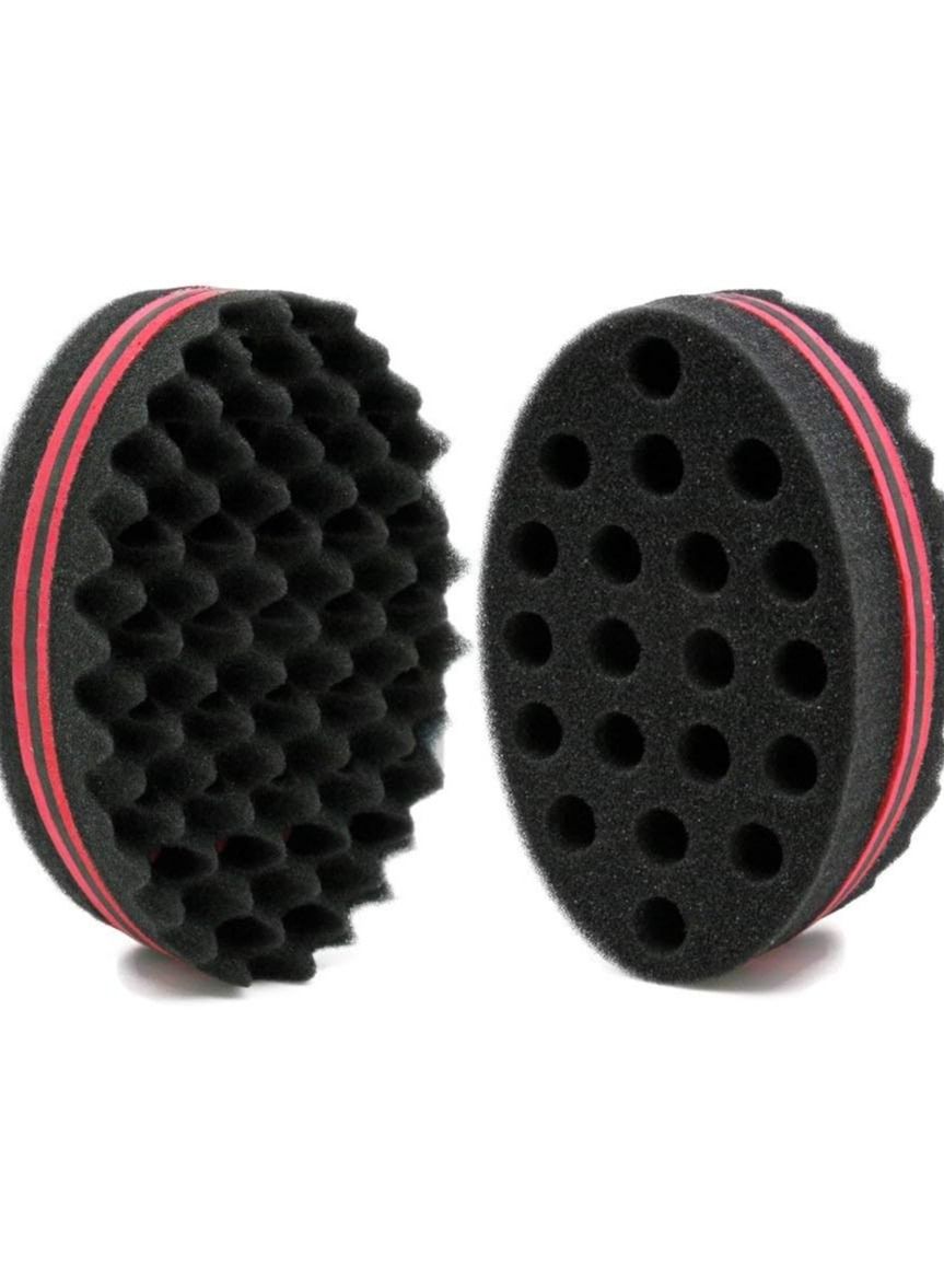 ORiTi Magic Barber Dual Side Hair Brush Sponge Red