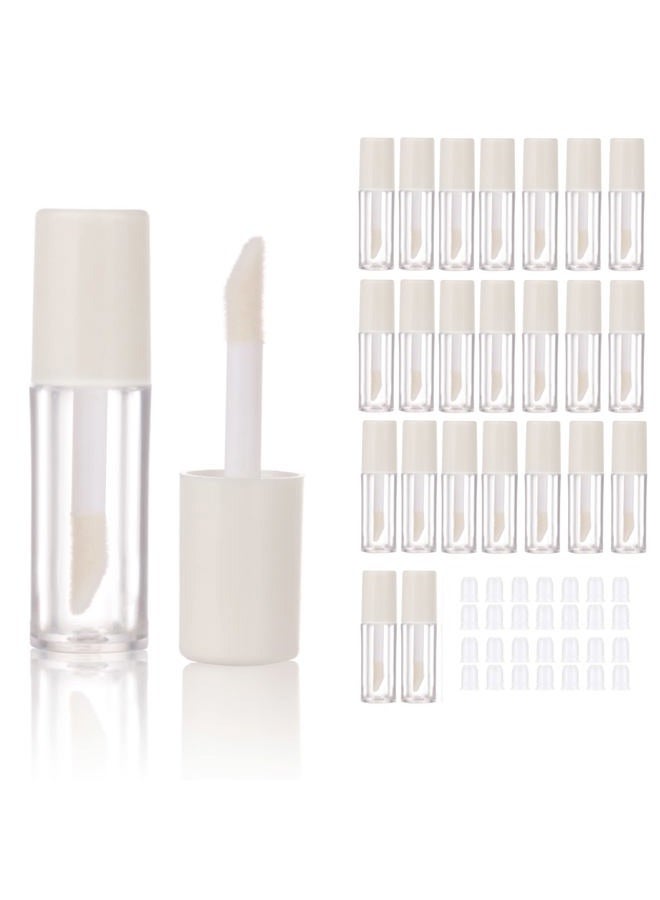 26pcs Empty White 0.8ml mini lip gloss tubes Sample size lipgloss containers for sample sack lip oil DIY