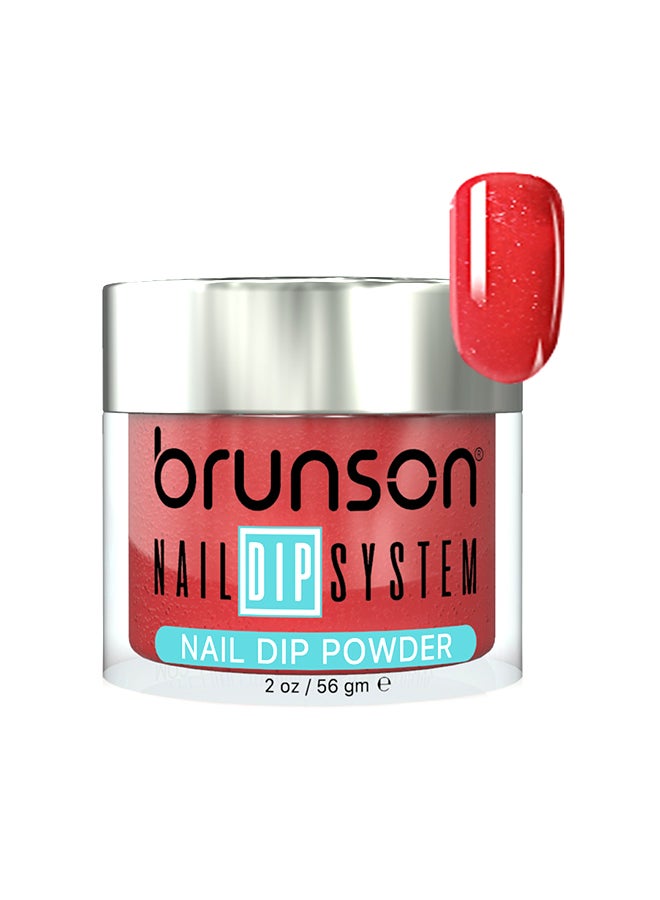 Nail Dip Powder Dip And Buff System Color 56gm, French Nail Art Starter Manicure Salon DIY At Home Odor Free And Long Lasting No Needed Nail Lamp Curing DBK056