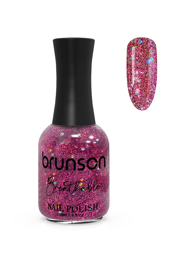 Breathable Nail Polish Halal nail polish Wudu friendly Quick-Dry Vegan long lasting but easy peel off   18ml BH375