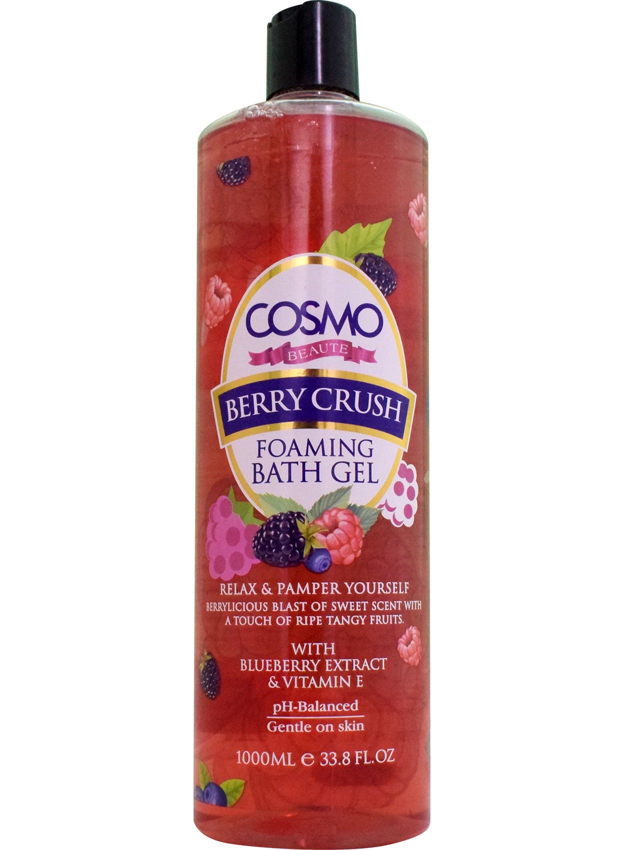 Beaute Moisture Rich Foaming Bath Berry Crush 1000 ml