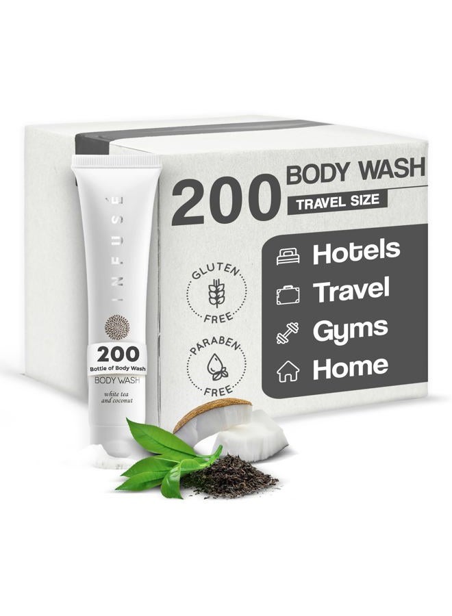 Infuse Travel-Size Hotel Body Wash Soap, 1 oz. (Case of 200)