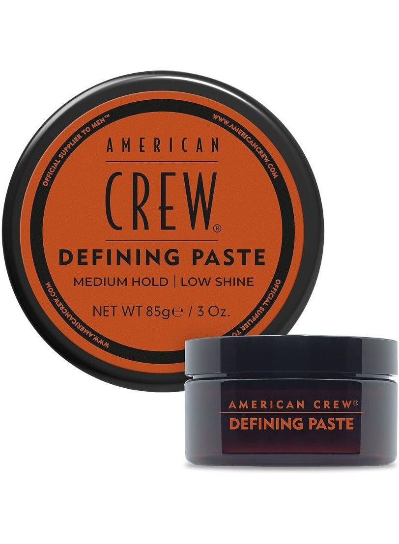 Defining Paste With Medium Hold & Low Shine, Gifts For Men, For Thickening & Texture (85G) Matte Finish, Hair Styling Wax For Men, Fiber, Natural Hold