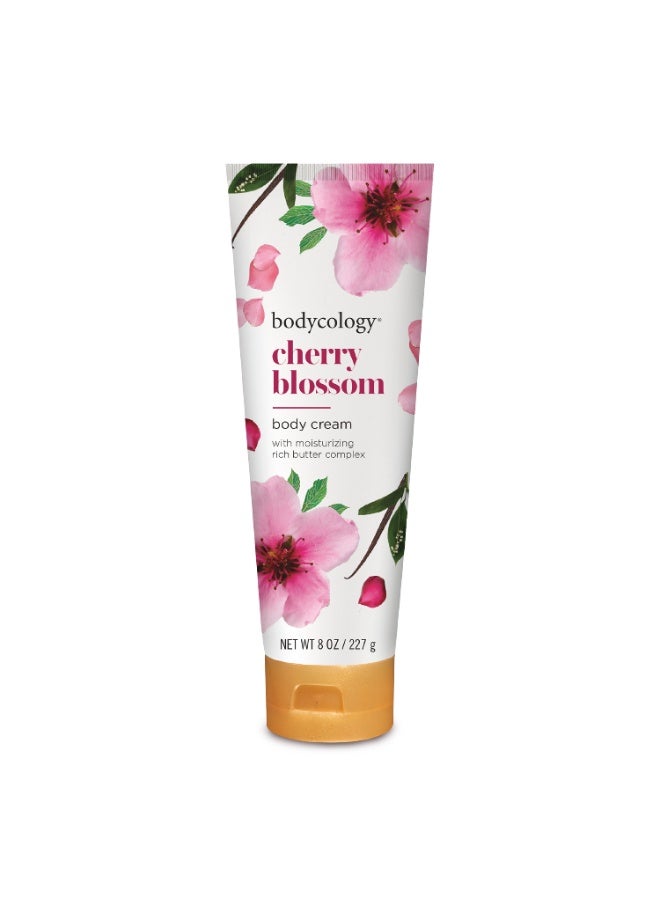 Cherry Blossom Body Cream 227G Deep Moisturizing, Smooth & Lightweight Formula