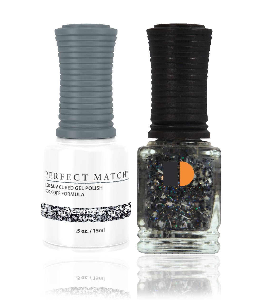 Perfect Match Gel Nail Polish 15ml Soak Off Long Lasting High Shine UV LED Gel Non Toxic Easy Application Wide Color Range for Manicure and Pedicure Black Tie Affair PMS138