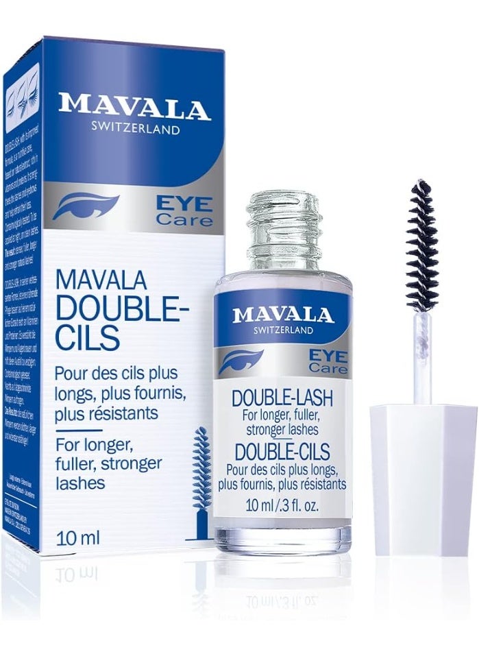 Mavala Switzerland Double Lash Eye Care Serum for Stronger and Thicker Eye Lashes, 10 ml
