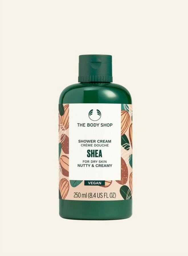 Shea Shower Cream – Silky Smooth Nutty Scented Body Wash with Shea Butter | Nourishes, Softens & Cleanses Skin | Suitable for All Skin Types, 250ml