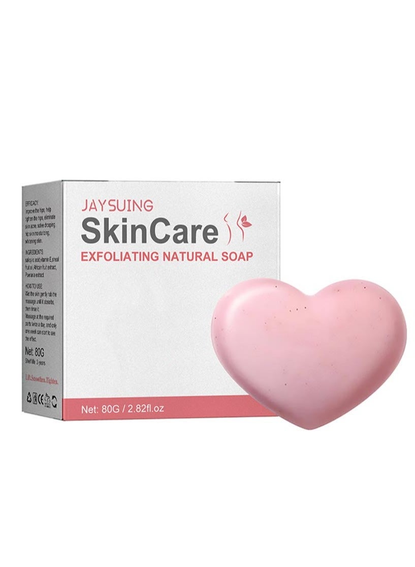 Vitalizing Salicylic Acid Scrub Soap, Pore Exfoliating, Softening Skin, Anti-blemishes, Removing Acne Skin Cleansing Soap Shower Soap
