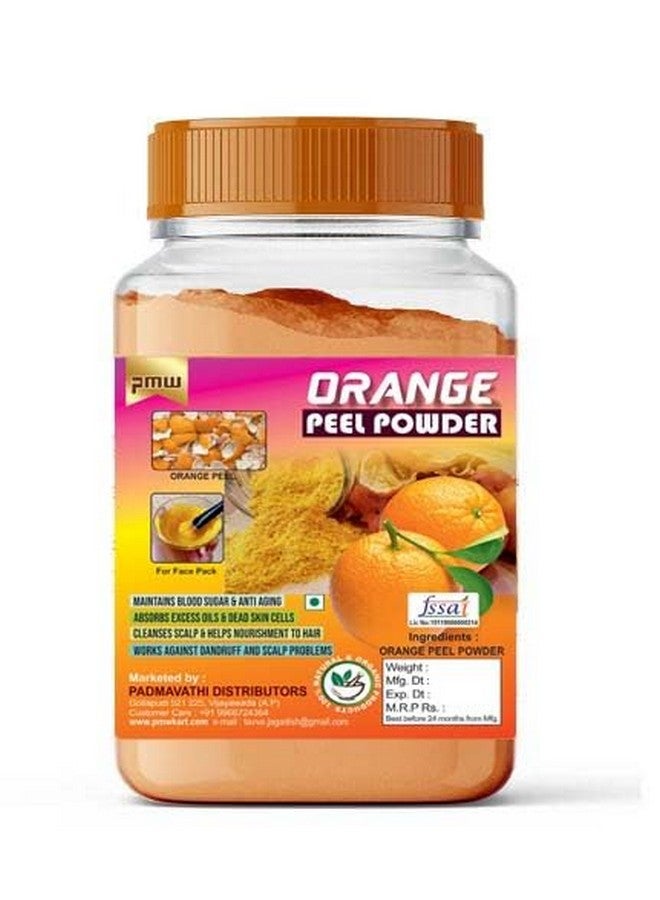 Pmw - Grade A Quality Orange Peel Powder - Jar Pack - 100 Grams