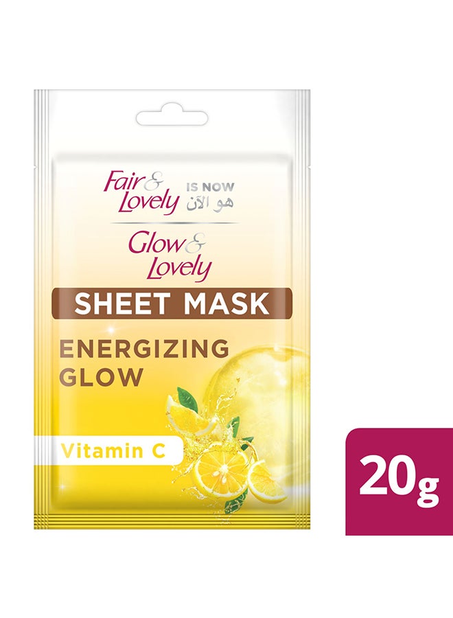 Boost Sheet Mask For Rejuvinated Radiant Skin Energizing Glow 20g