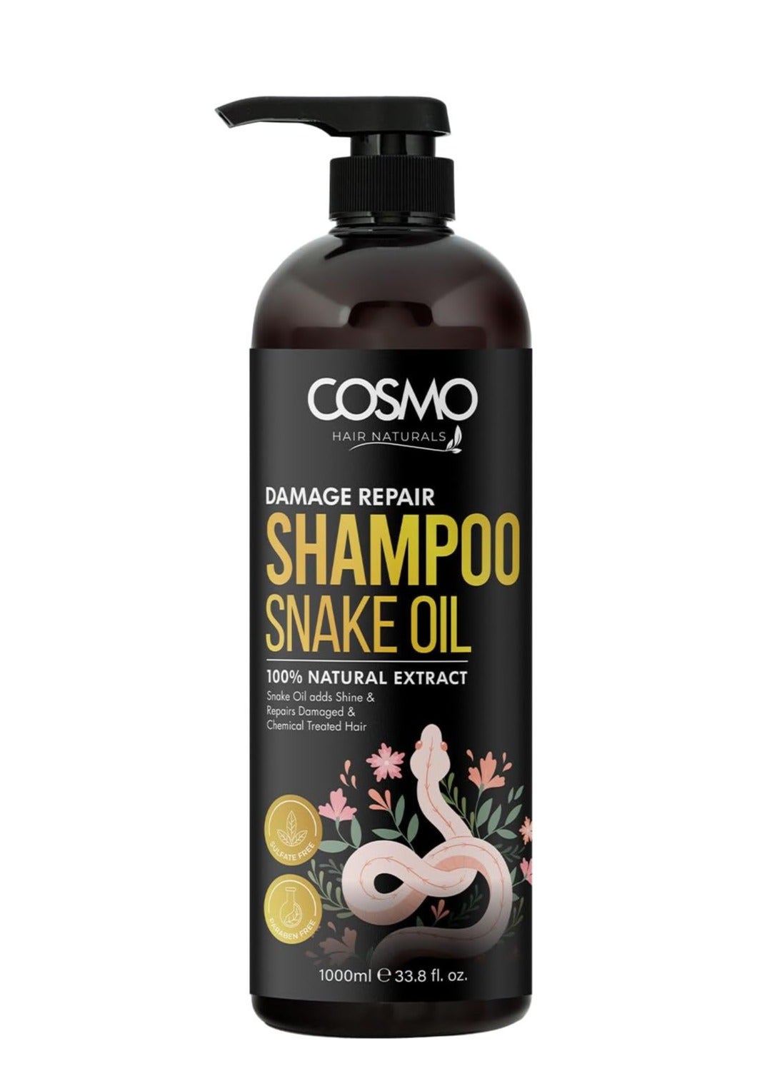 Cosmo Snake Oil Shampoo 1000m for Men & Women