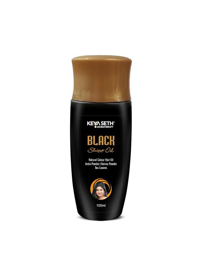 Keya Seth Aromatherapy Black Shine Oil 100% Natural Hair Colour Oil 100Ml