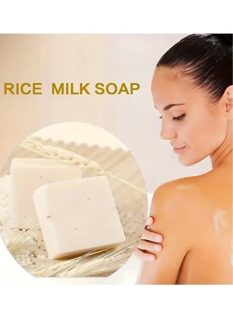 Rice Milk Soap: Gentle Body Wash for All Skin Types - No Alcohol, No Fragrance
