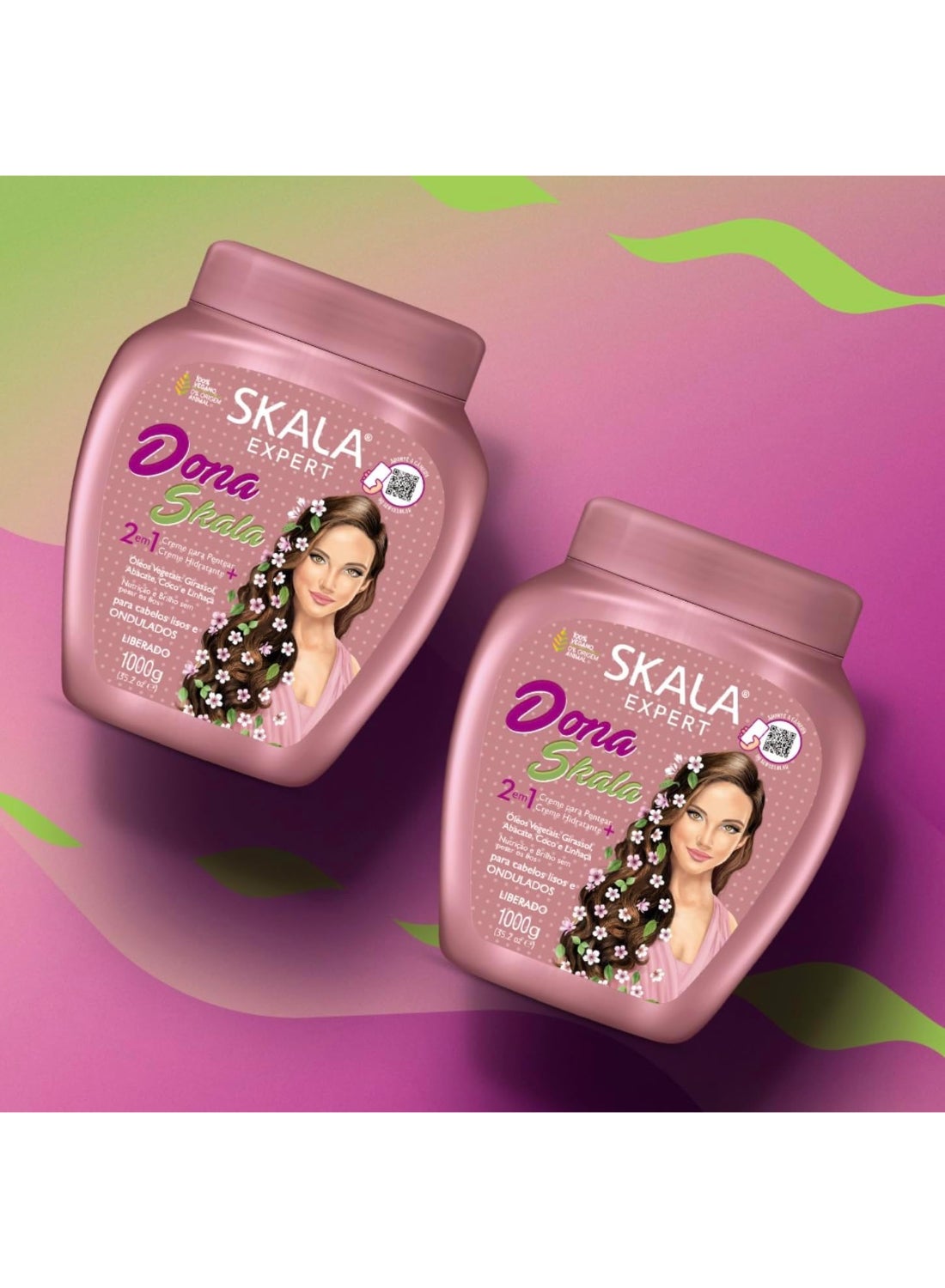 Expert Dona Cream And Conditioner 2-in-1 I Hair Vitality And Shine I For Straight And Wavy Hair I 1000 grams - image 7