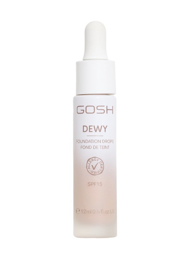 Dewy Foundation Drops 12 Ml - 006 Medium