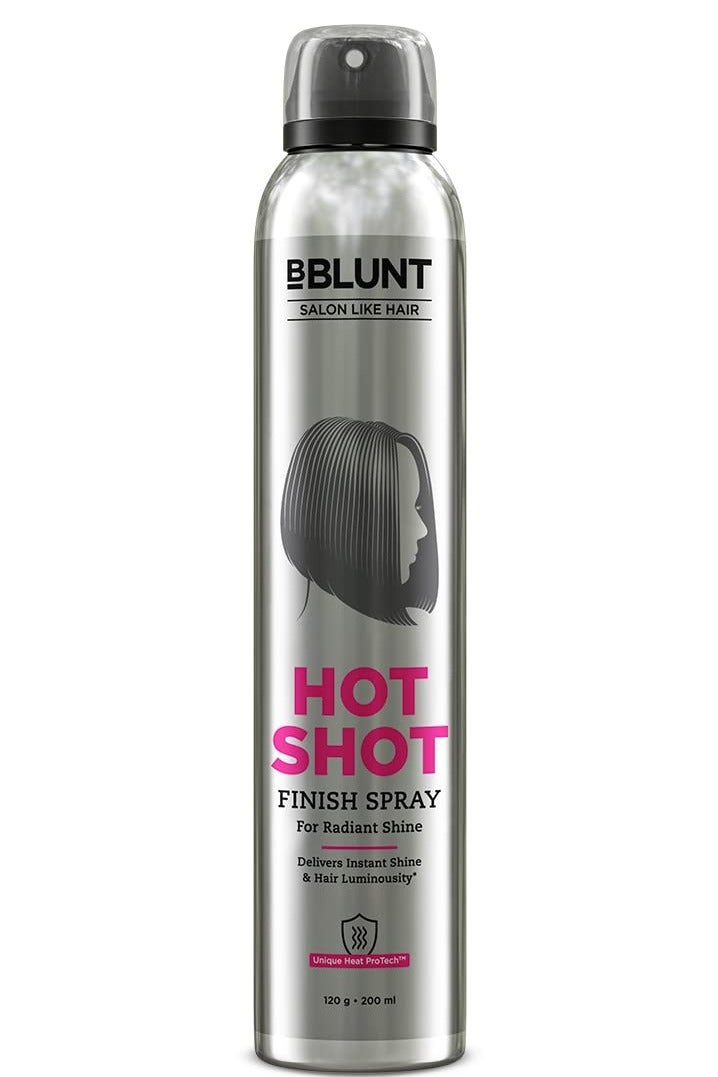 BBlunt Hot Shot Finish Spray For Radiant Shine  200ML