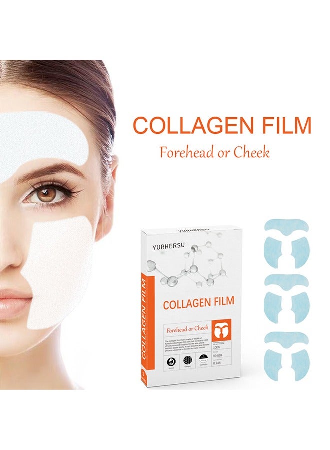 Collagen Film, Melting Mask Pure Collagen Films For Face, Boosts Moisture Soluble Collagen Film Firm Skin And Prevents Fine Lines（1 Boxs）