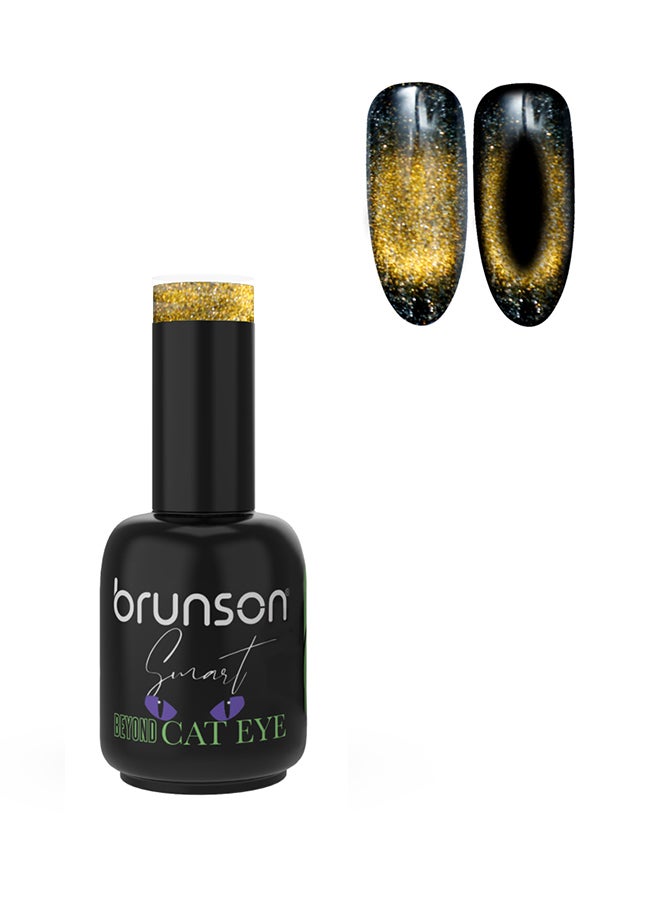 Gel Nail Polish 15ml Smart Beyond Cat Eye Gel Polish Glossy Shine Finish Long Lasting Sparkle UV Soak off Gel Nail Polish for Nail Art French Manicure Pedicure Salon Quality Chip Resistant Gel Nail
