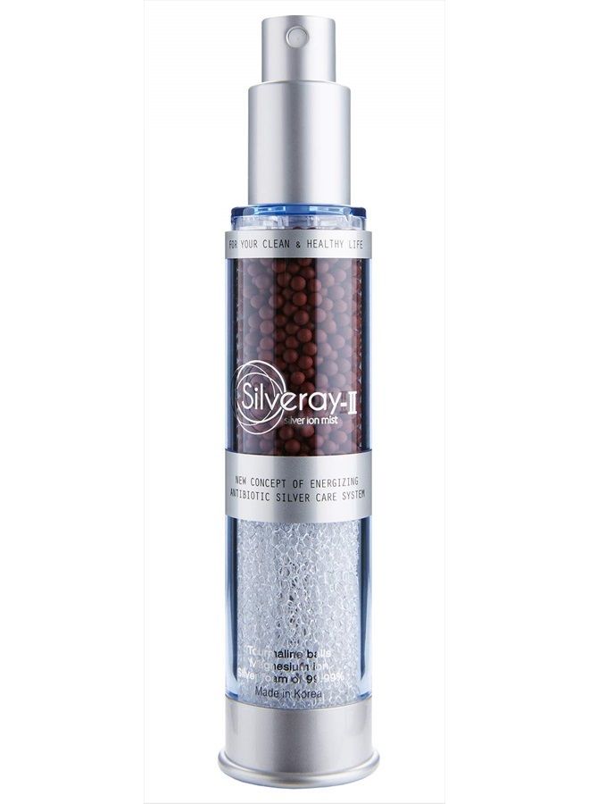 Silverex Silveray-II Skincare Mist Spray with 99.99 Percent Pure Silver Foam and Ceramic Balls/Moisturizing Effect/Colloidal Silver Water