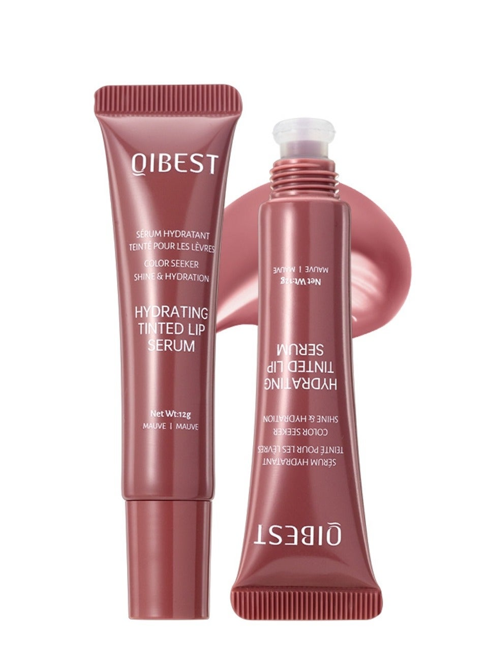 Hydrating Tinted Lip Serum Hydrating Lip Plumper with Natural Shine Nourishing Jelly Lip Tint for Soft Full Lips Non Sticky Long Lasting Color Moisturizing Lip Makeup Lip Gloss Lip Tint 12g 05