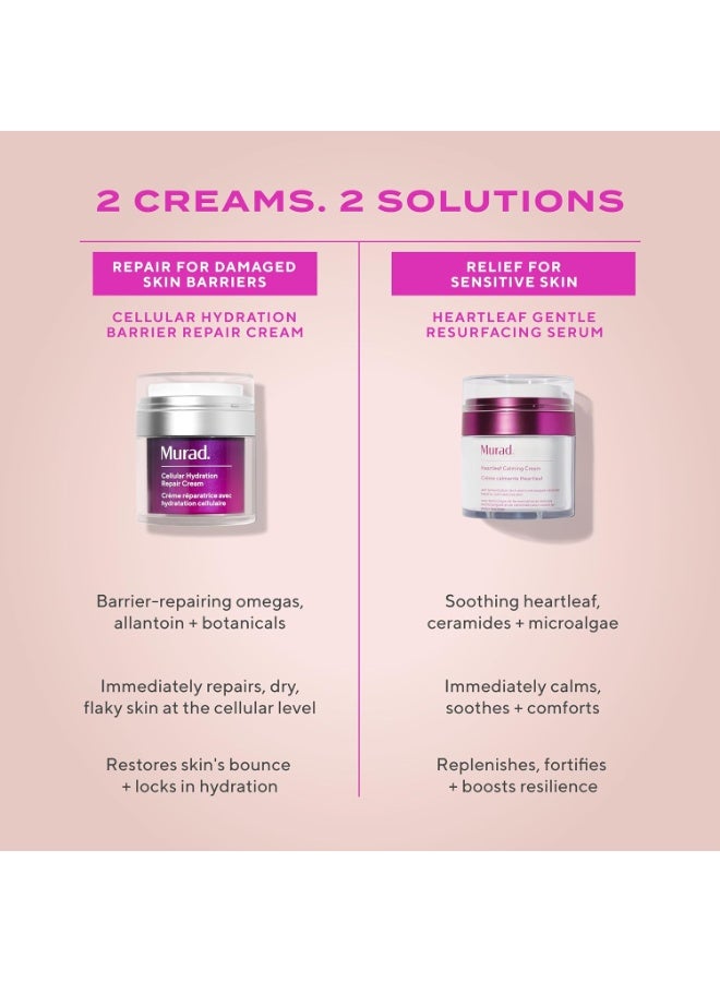 Murad Heartleaf Calming Cream 50ml – Intensive Comfort for Reactive Skin, Heartleaf & Ceramides, Barrier-Strengthening Cream for Redness Relief 50ml - image 5