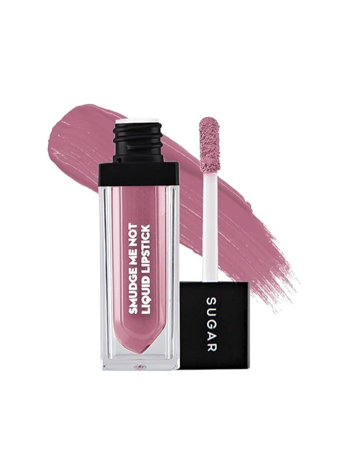 SUGAR Cosmetics Smudge Me Not Liquid Lipstick 09 Suave Mauve (Mauve), 4.5 ml